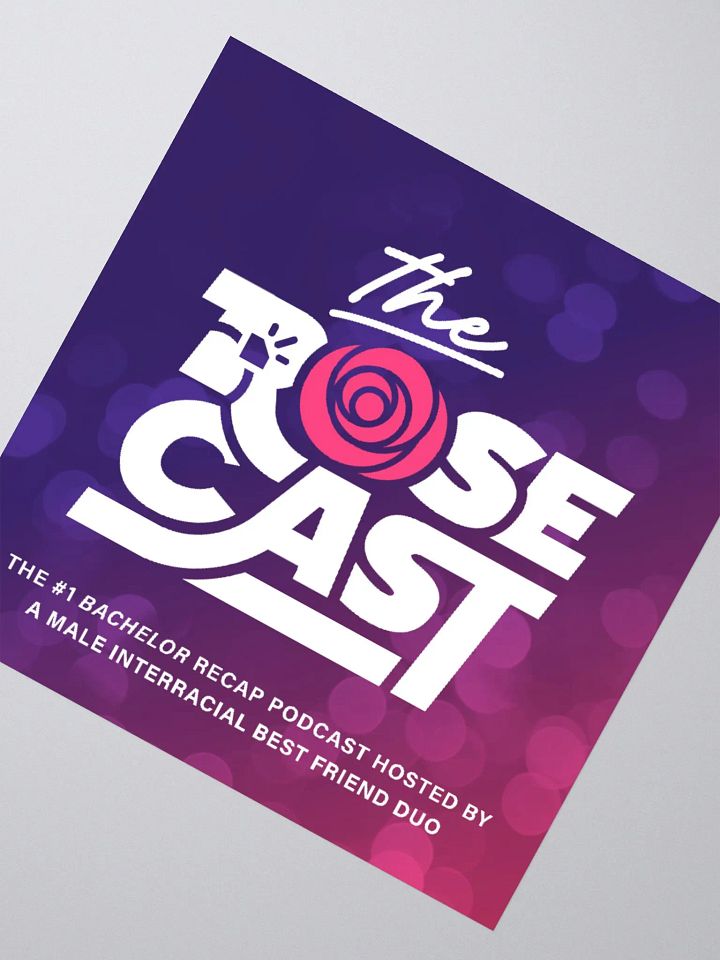 Rosecast Cover Art Sticker product image (4)