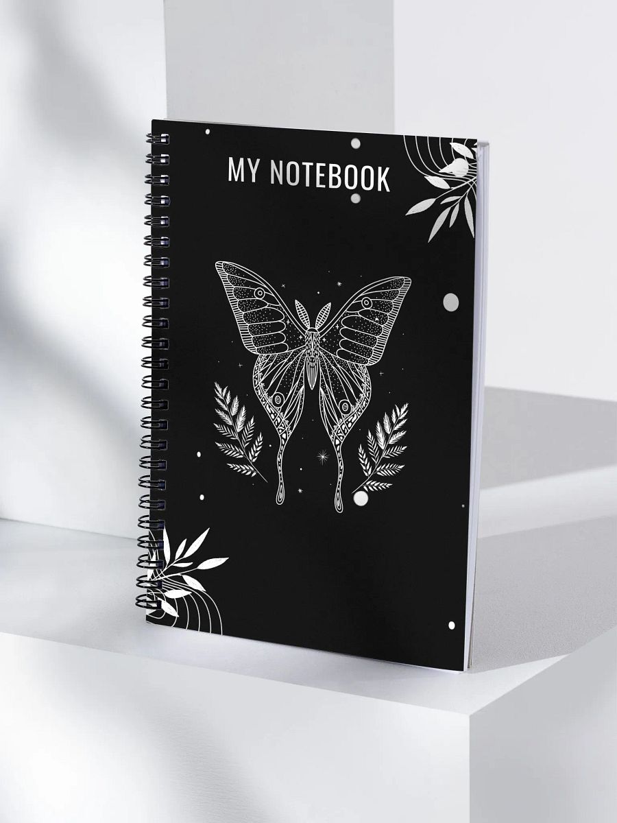 Celestial Butterfly Spiral Notebook product image (4)