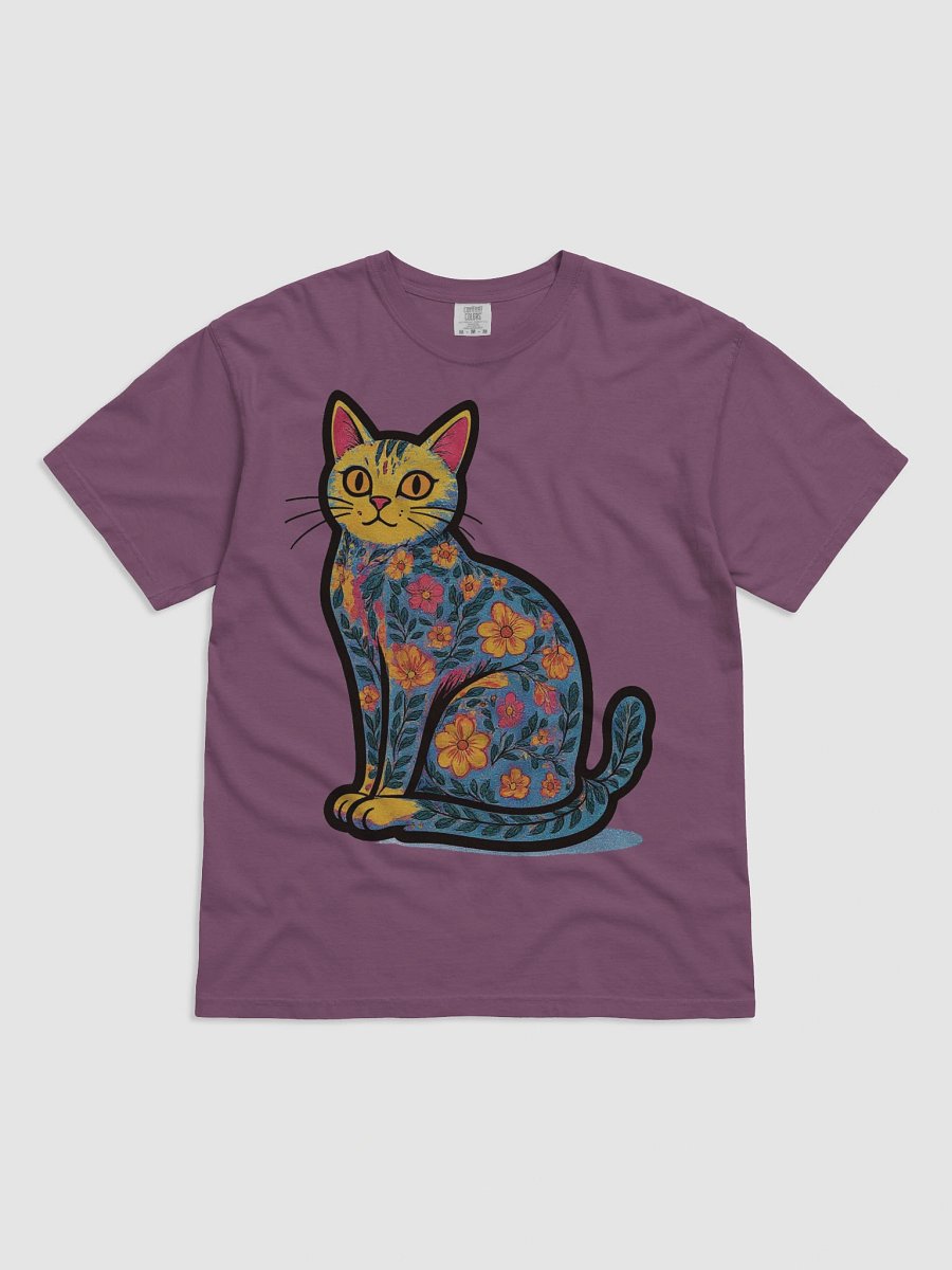 Floral Feline Fantasy T-Shirt product image (1)