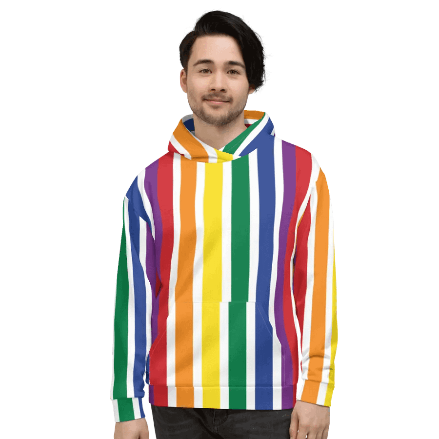 Rainbow Stripe Hoodie product image (3)