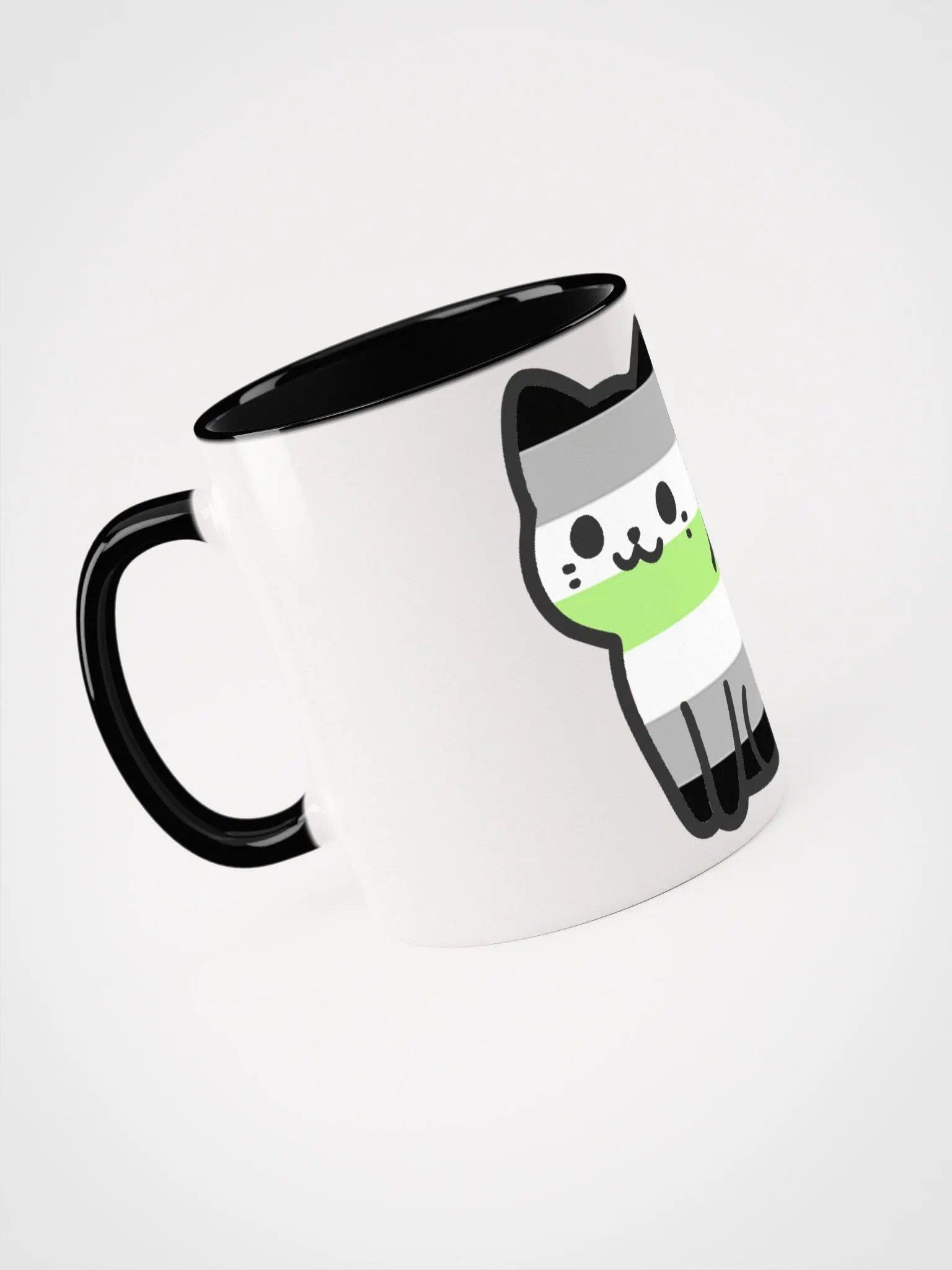 Agender Pride Kitty Mug product image (31)
