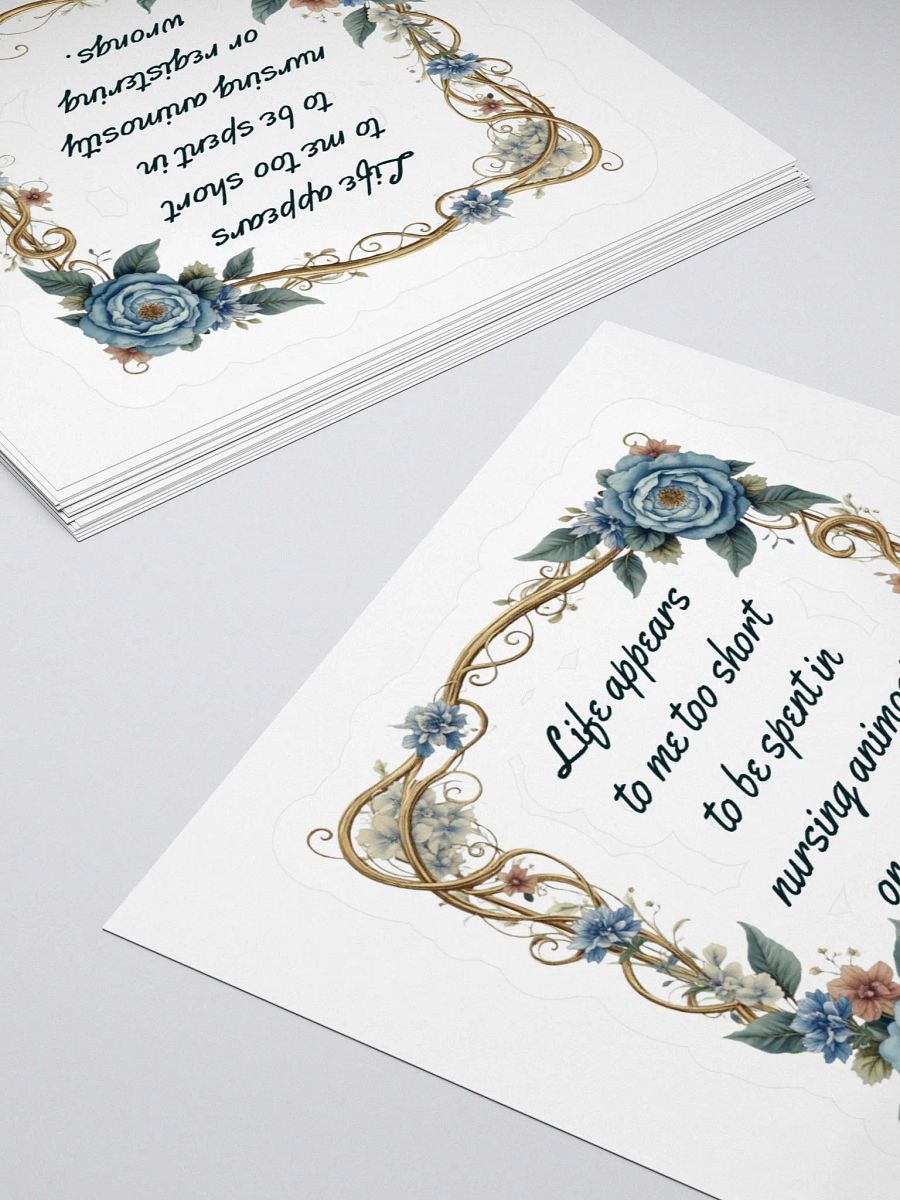 Life is too Short Bronte Sticker product image (11)