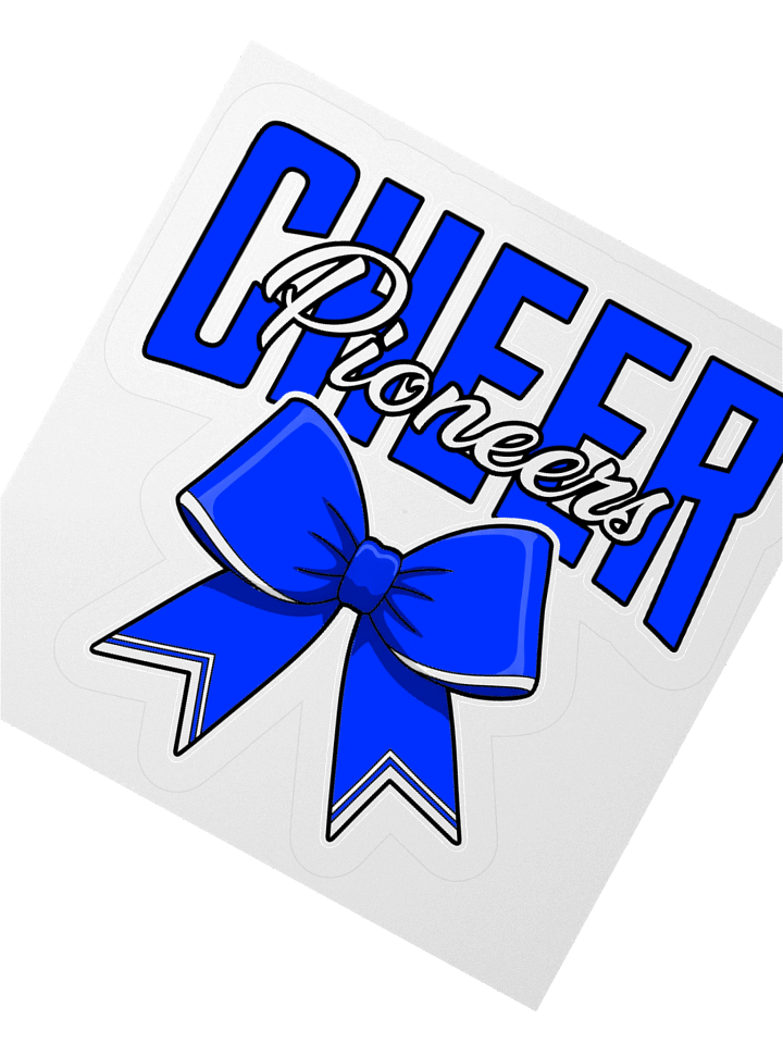 Pioneers Cheer Bow Sticker product image (5)