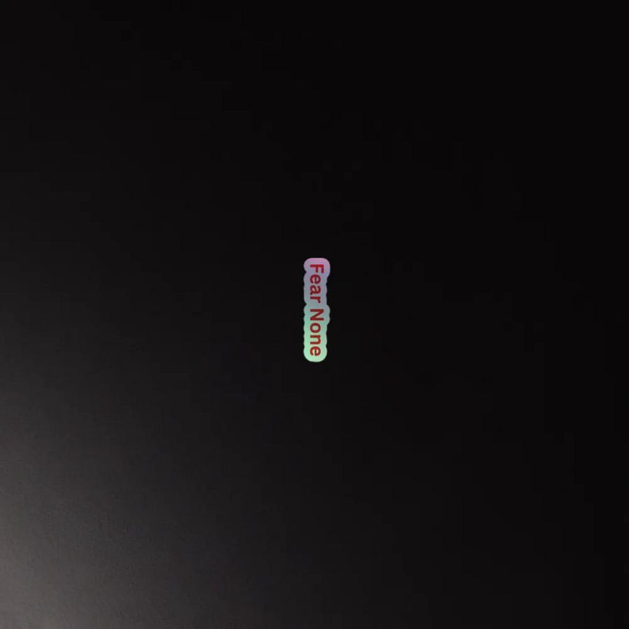 Fear None Kiss-Cut Holographic Sticker Sheet product image (4)