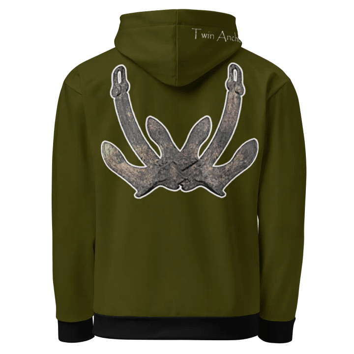 Green Anchor Hoodie product image (1)
