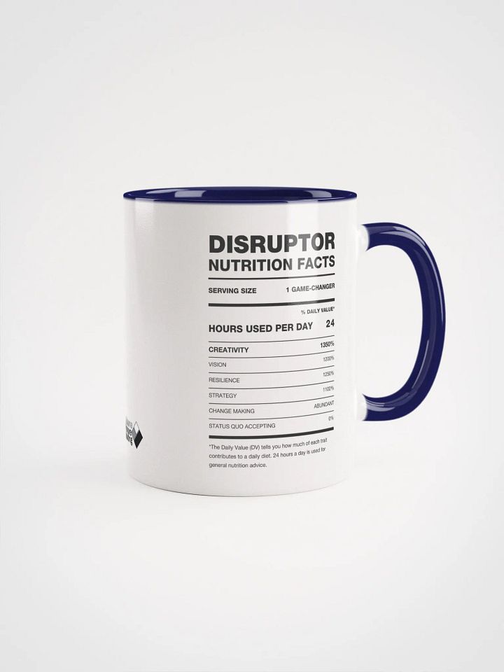 DISRUPTOR Nutrition Facts Ceramic Mug product image (2)