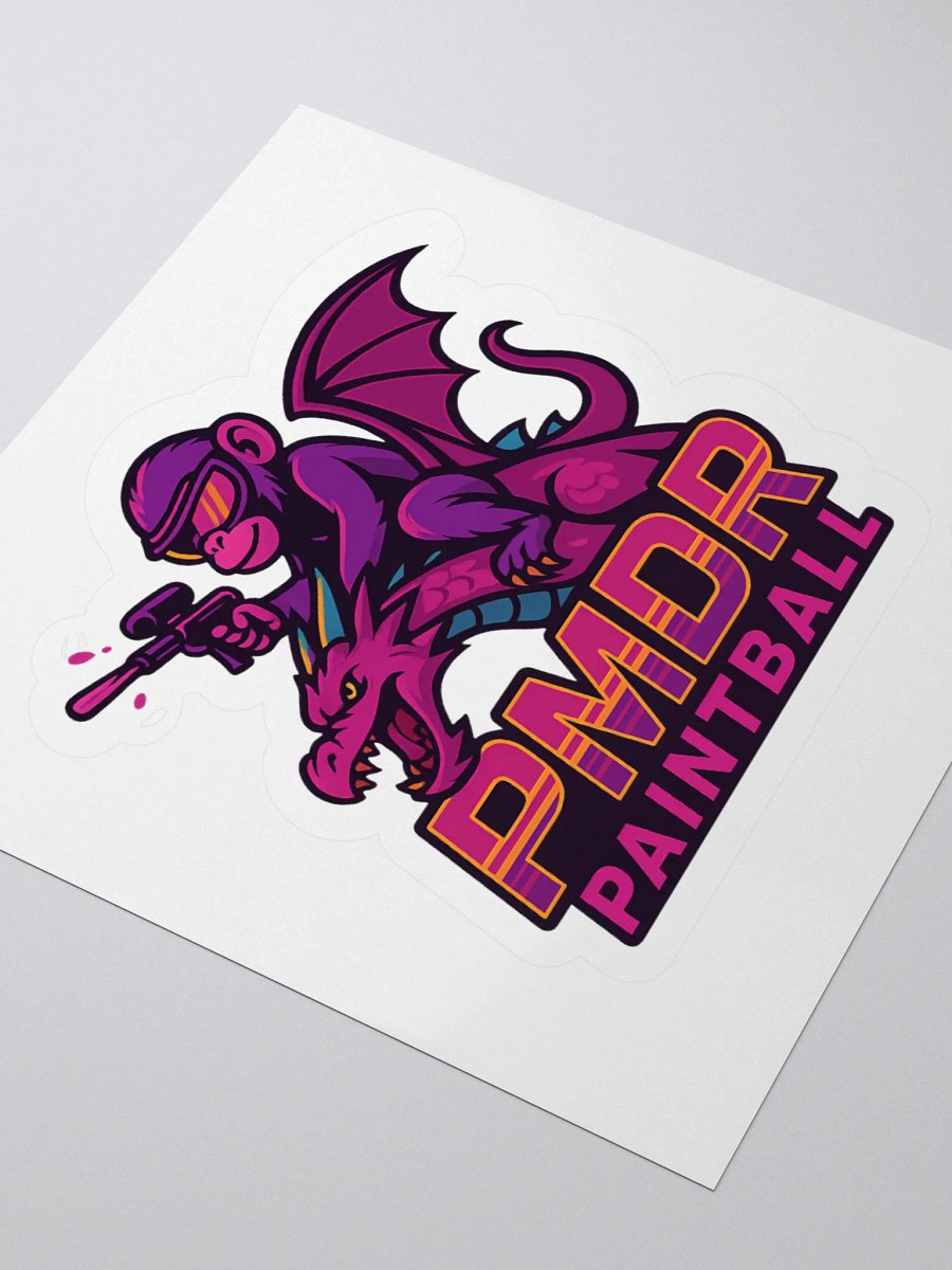 PMDR New Logo Sticker - White product image (3)