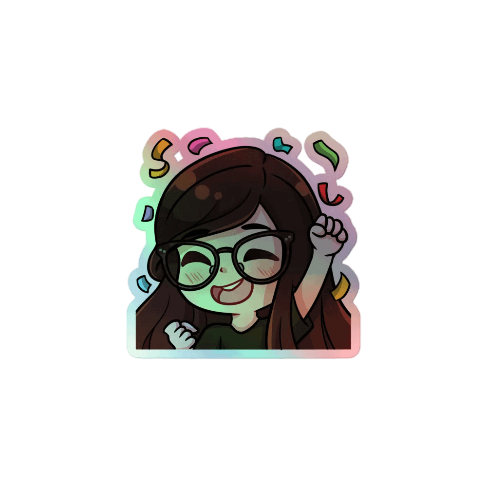 Yay! Kiss-cut Holo Sticker product image (1)