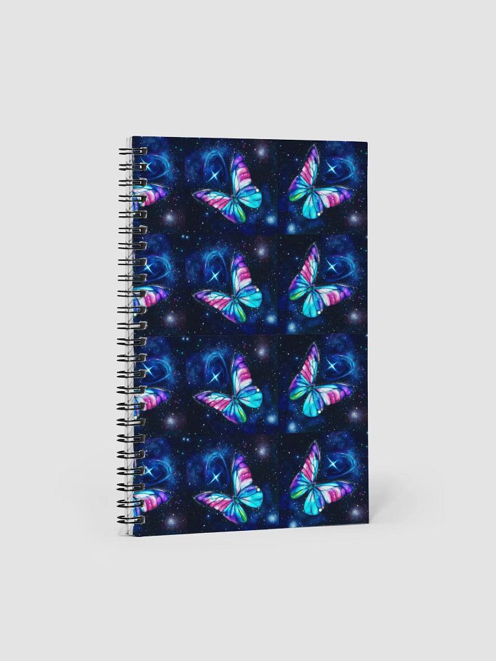 Galactic Butterfly Spiral Notebook product image (1)