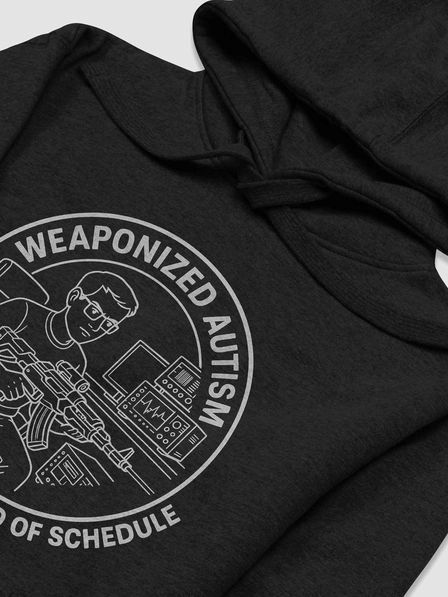 Dark Weaponized Autism Hoodie product image (14)