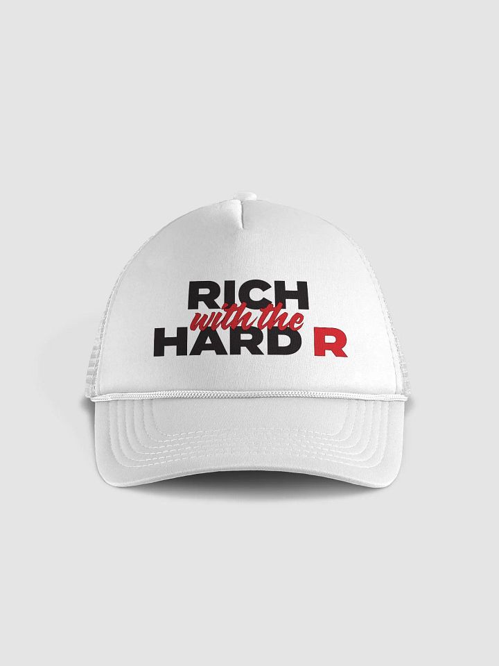 RHR TRUCKER HAT - WHITE product image (1)