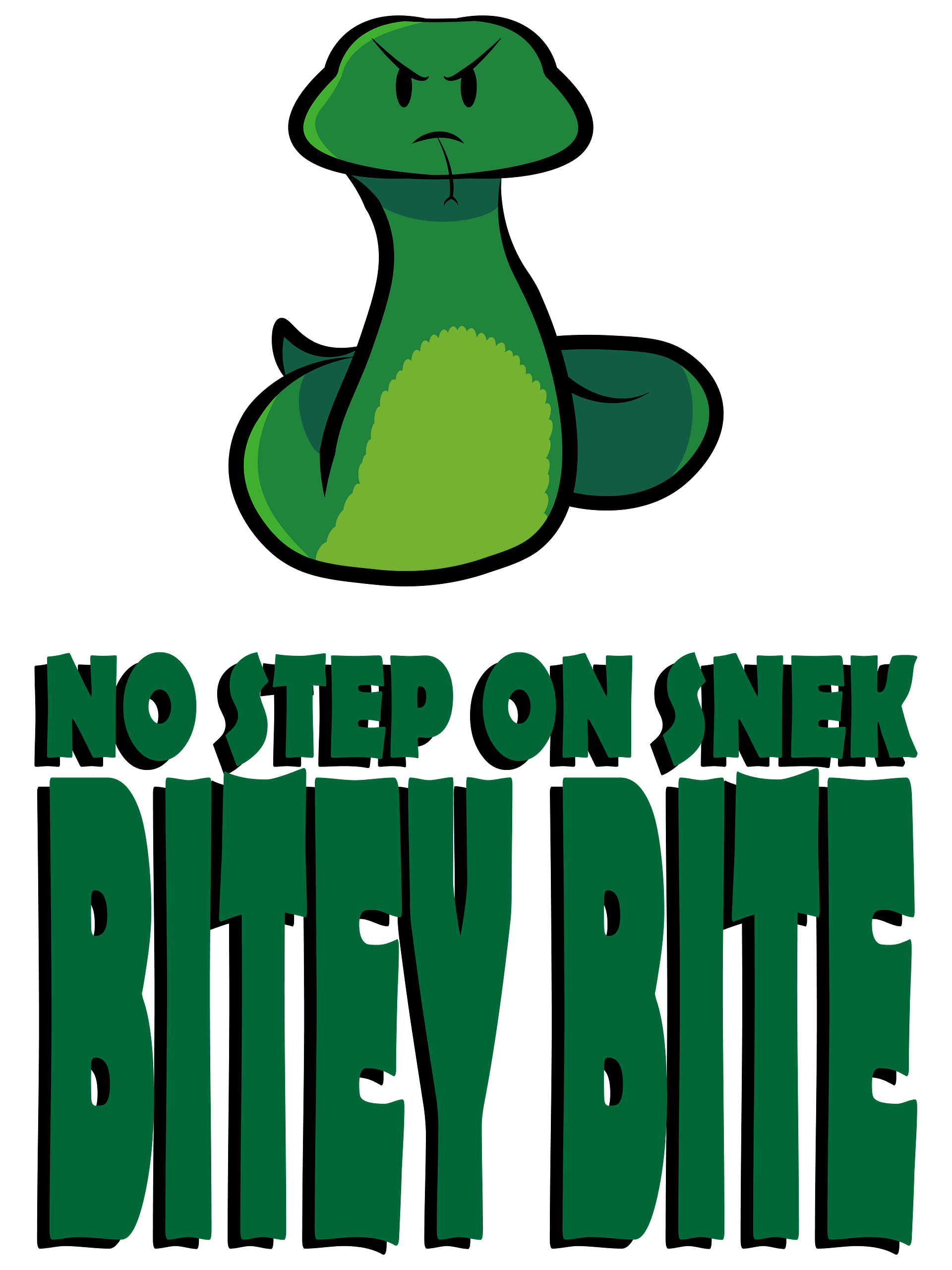No Step on Snek Throw Pillow product image (1)