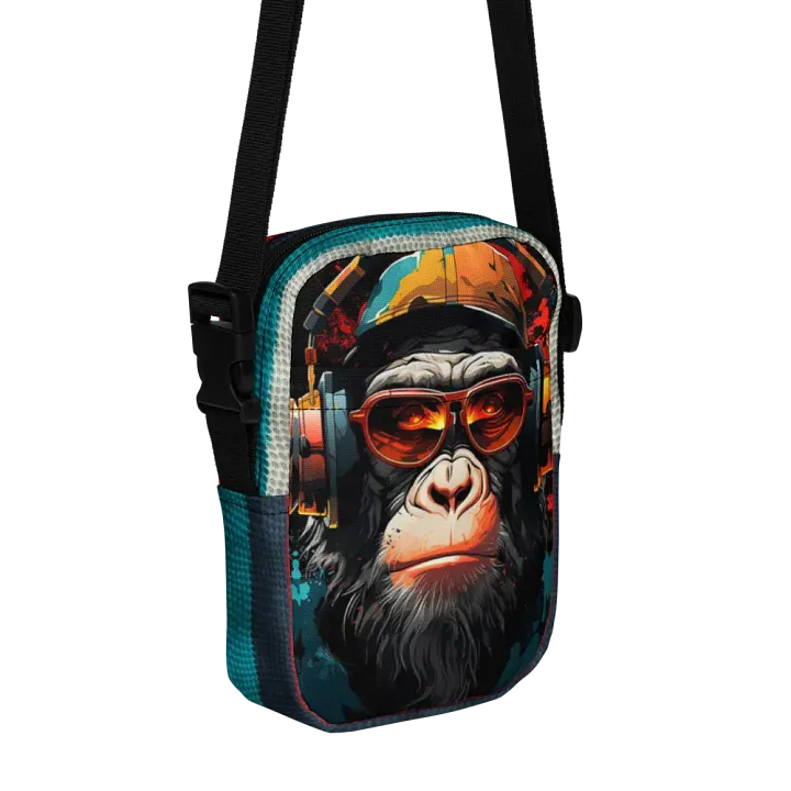 Buhay Tuklas Chimpanzee Groove All-Over Print Crossbody Bag product image (1)