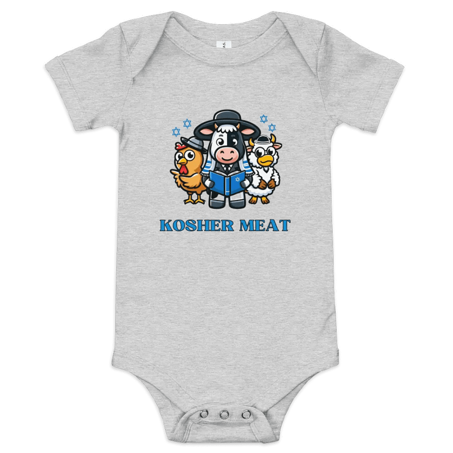 Kosher Meat Baby Onesie product image (1)
