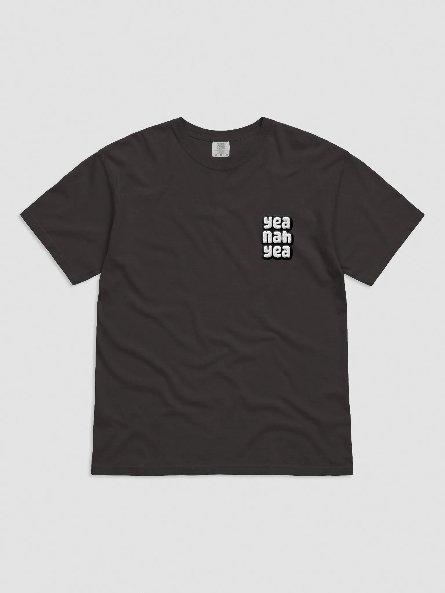 Yea Nah Yea Garment-Dyed Heavyweight T-shirt product image (4)