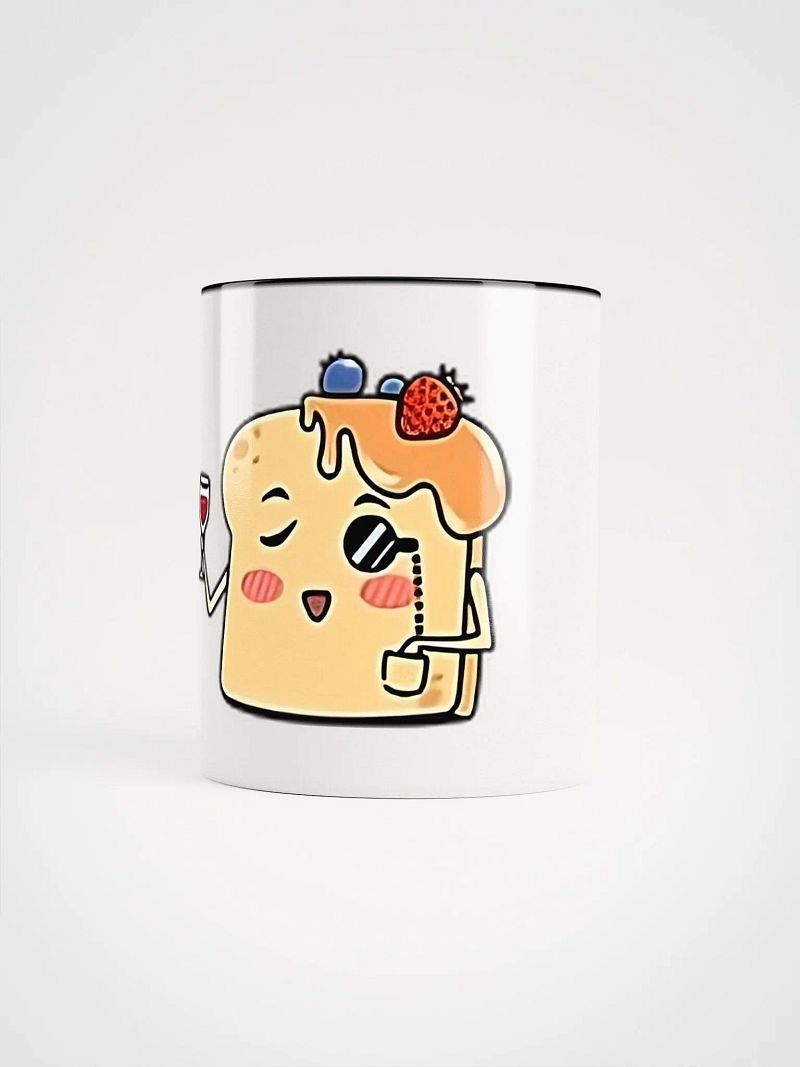 Fancy Toast Ceramic Mug (Color Inside)