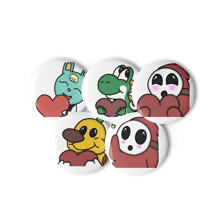 Misc emote buttons product image (3)