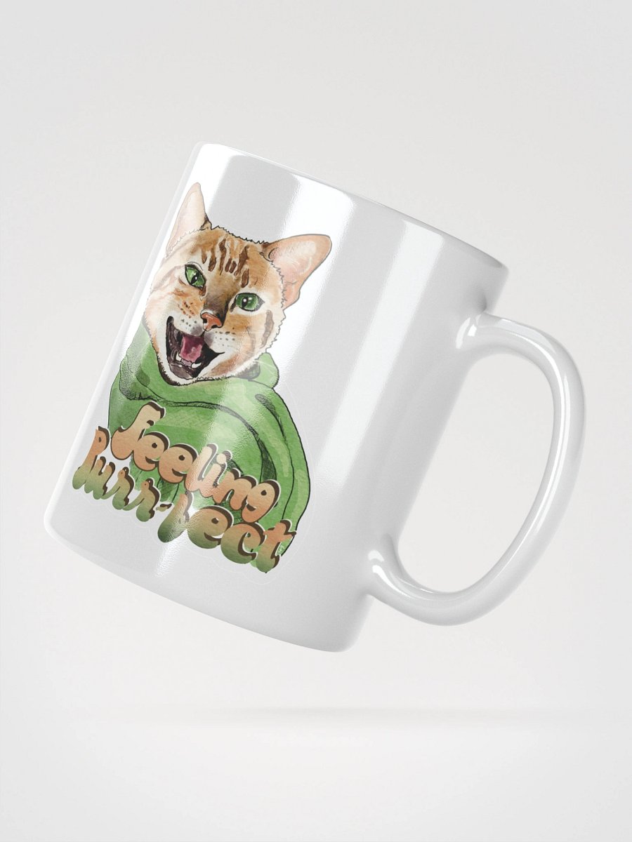 Feeling Purr-fect Cat with a scarf Mug product image (4)