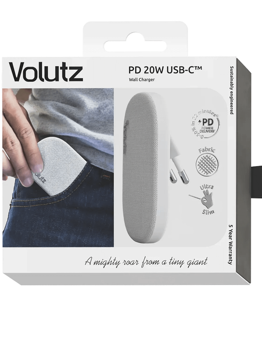 Quantum I 20W Ultra-flat USB-C Wall Charger, Snow-White product image (5)