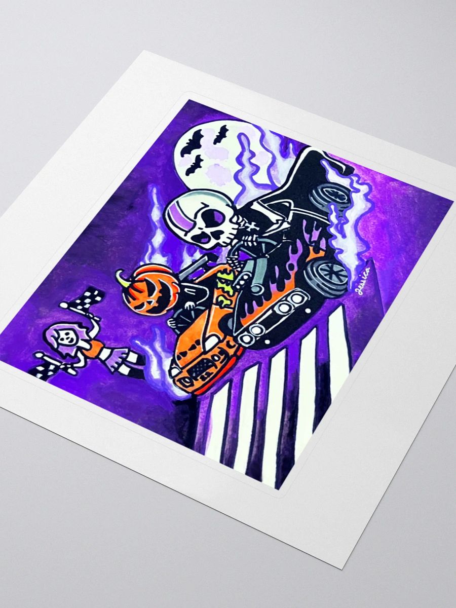 Spooky Street Race Sticker product image (3)