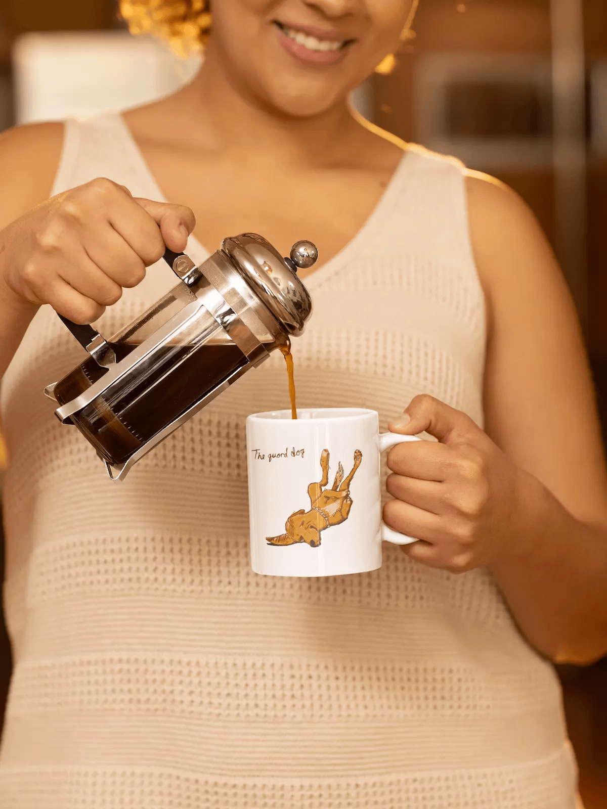 The guard dog, White Mug product image (1)