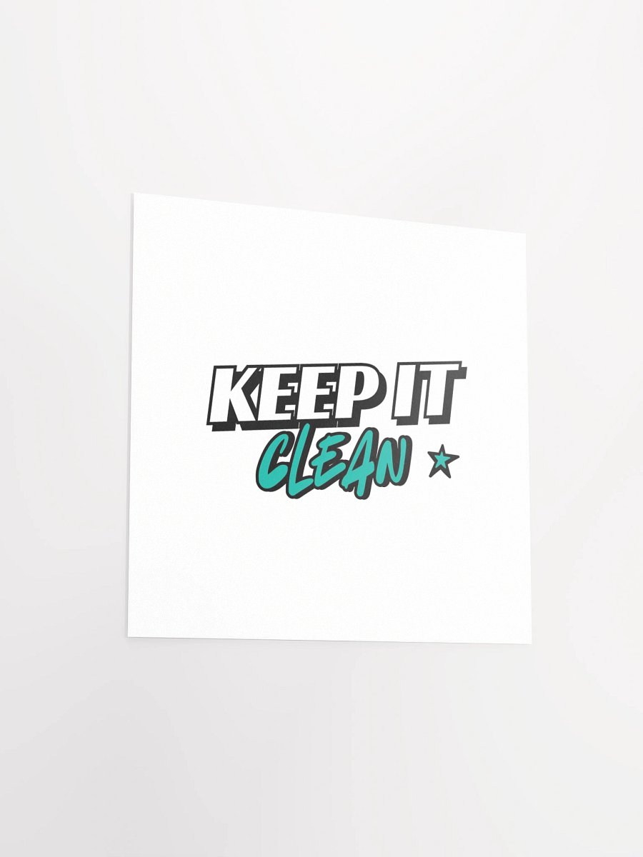 Keep It Clean Posters product image (7)