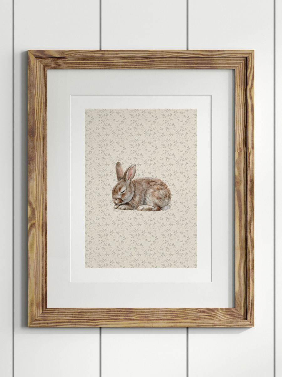 Classic Boho Bunny Print No.3 product image (1)