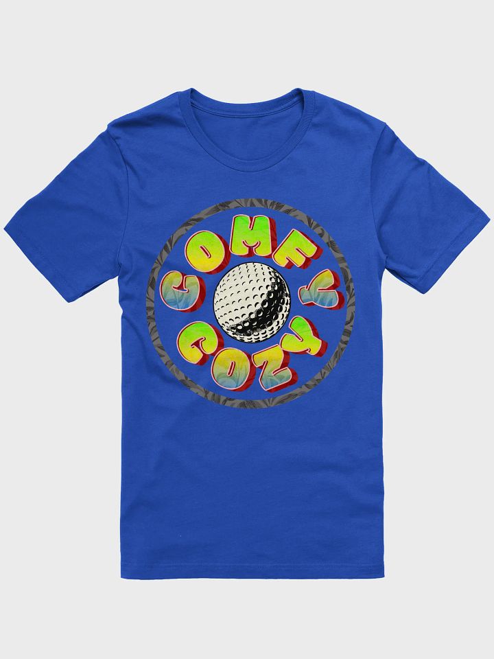 Comfy Cozy Golf Swirly Ball Circle T-Shirt product image (11)