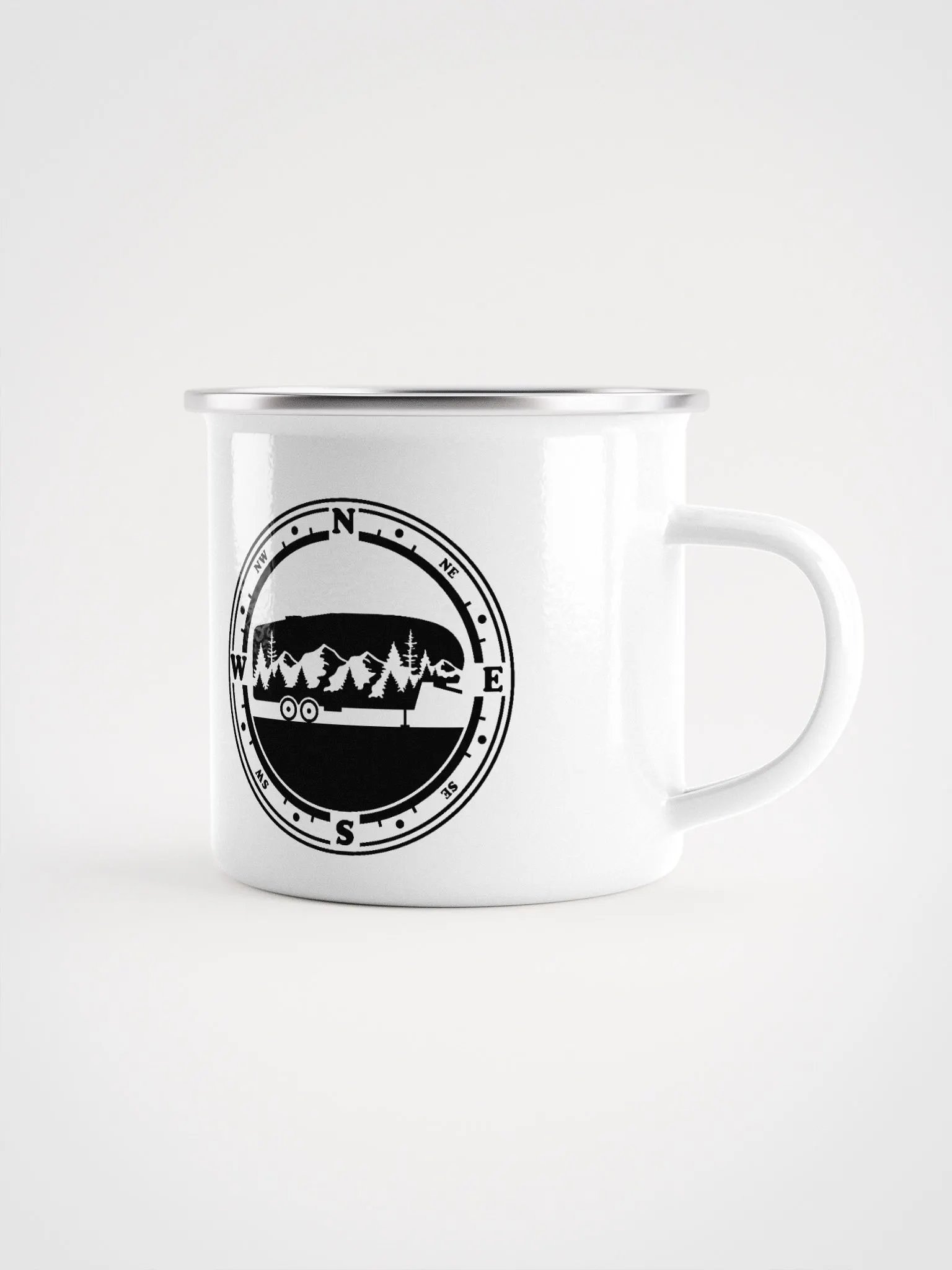 5th Wheel Camper Enamel Mug product image (1)