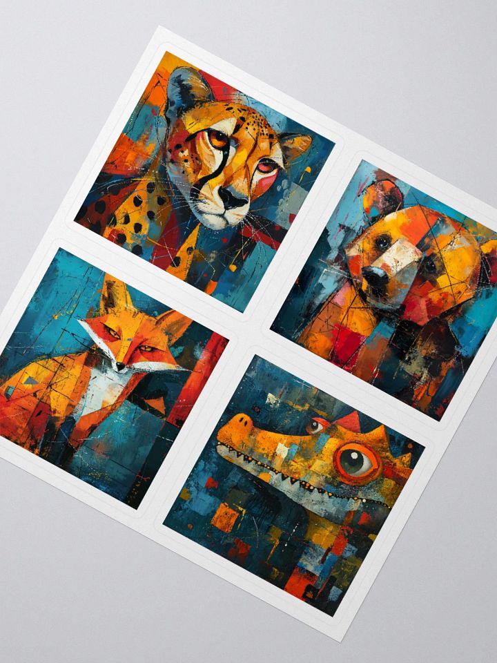 Abstract Wild Animals: Neo-Expressionist Art product image (5)