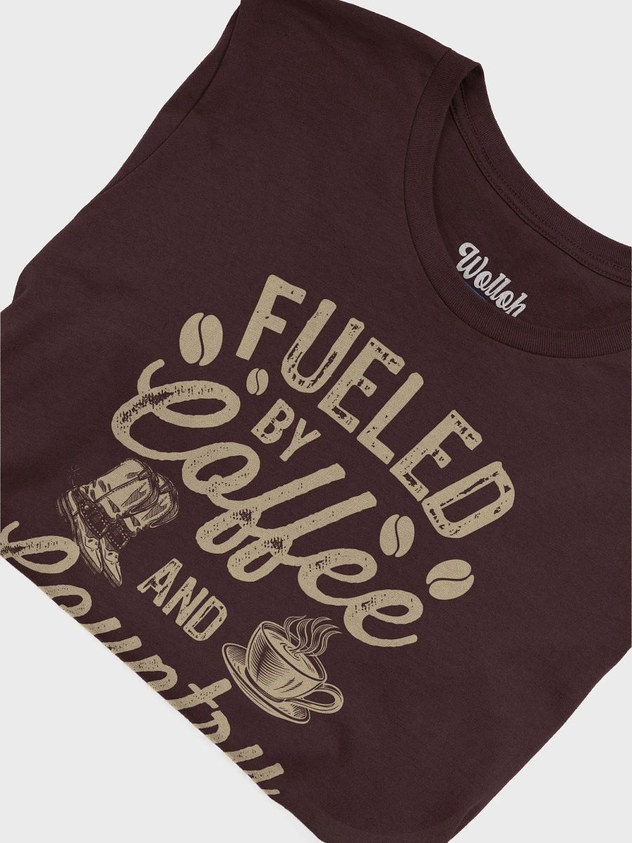 Fueled by Coffee and Country Music T-Shirt – Coffee lover gifts for country fans product image (6)