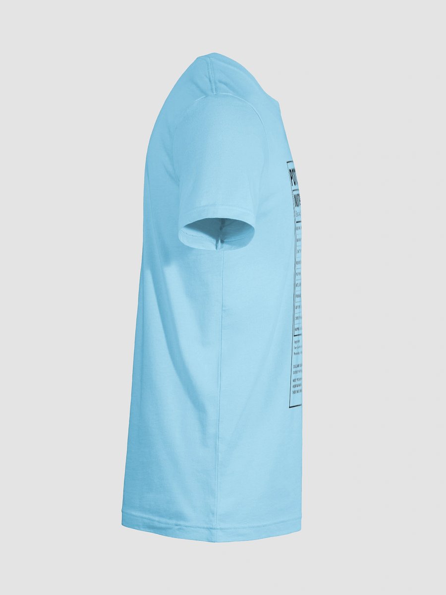 Potcake Nutrition Facts Lable Tee product image (92)