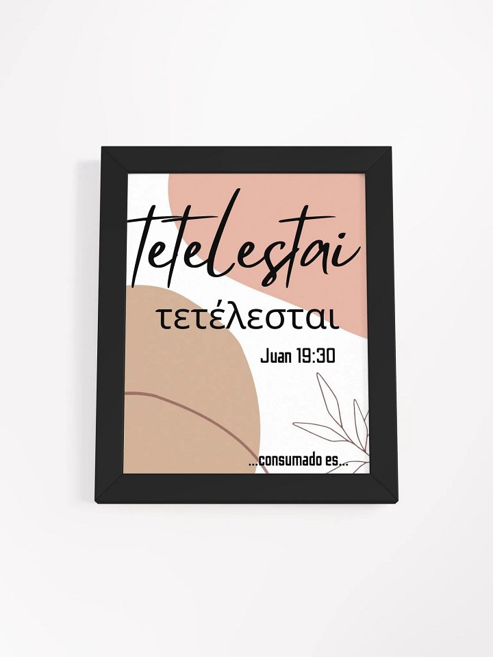 Cuadro decorativo Tetelestai – Juan 19:30 product image (1)