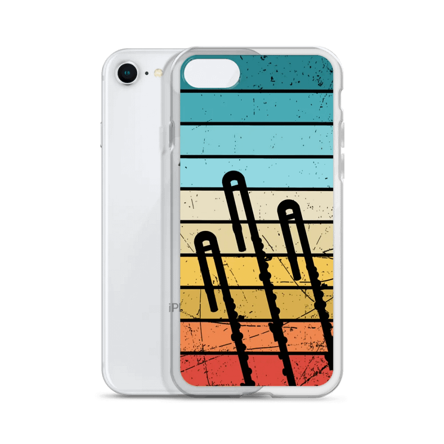 Retro Abstract iPhone Case - Bass Flute product image (4)