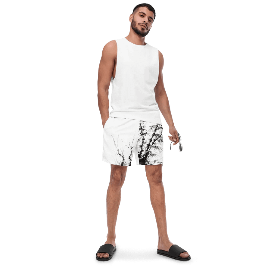 Bamboo Print Swim Trunks product image (4)