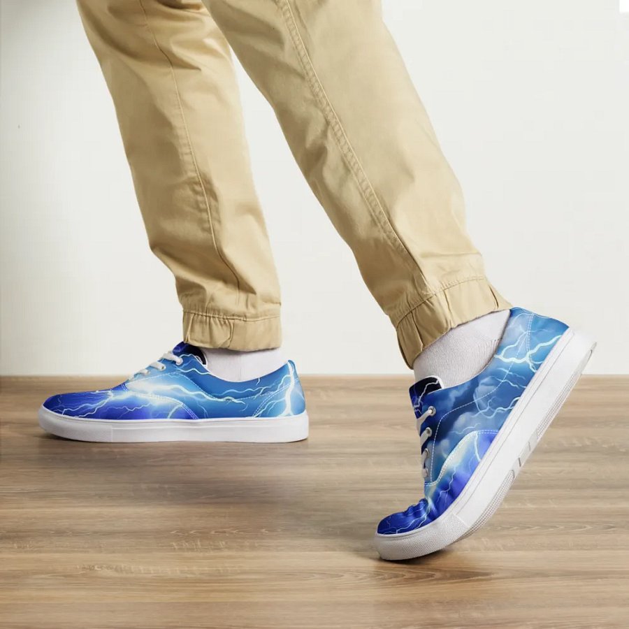 Electric Storm Men's Canvas Shoes product image (11)