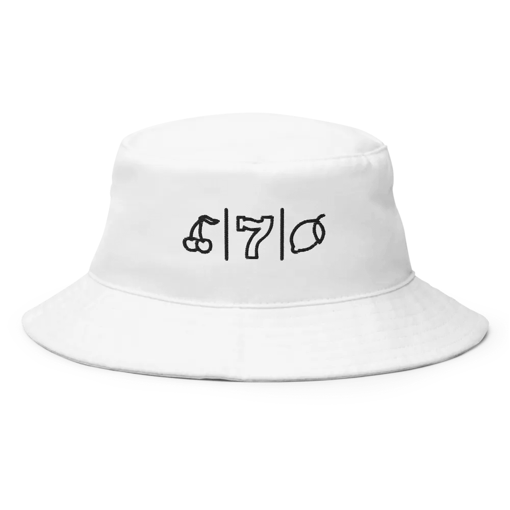 Cdog Spins Bucket Hat White product image (1)