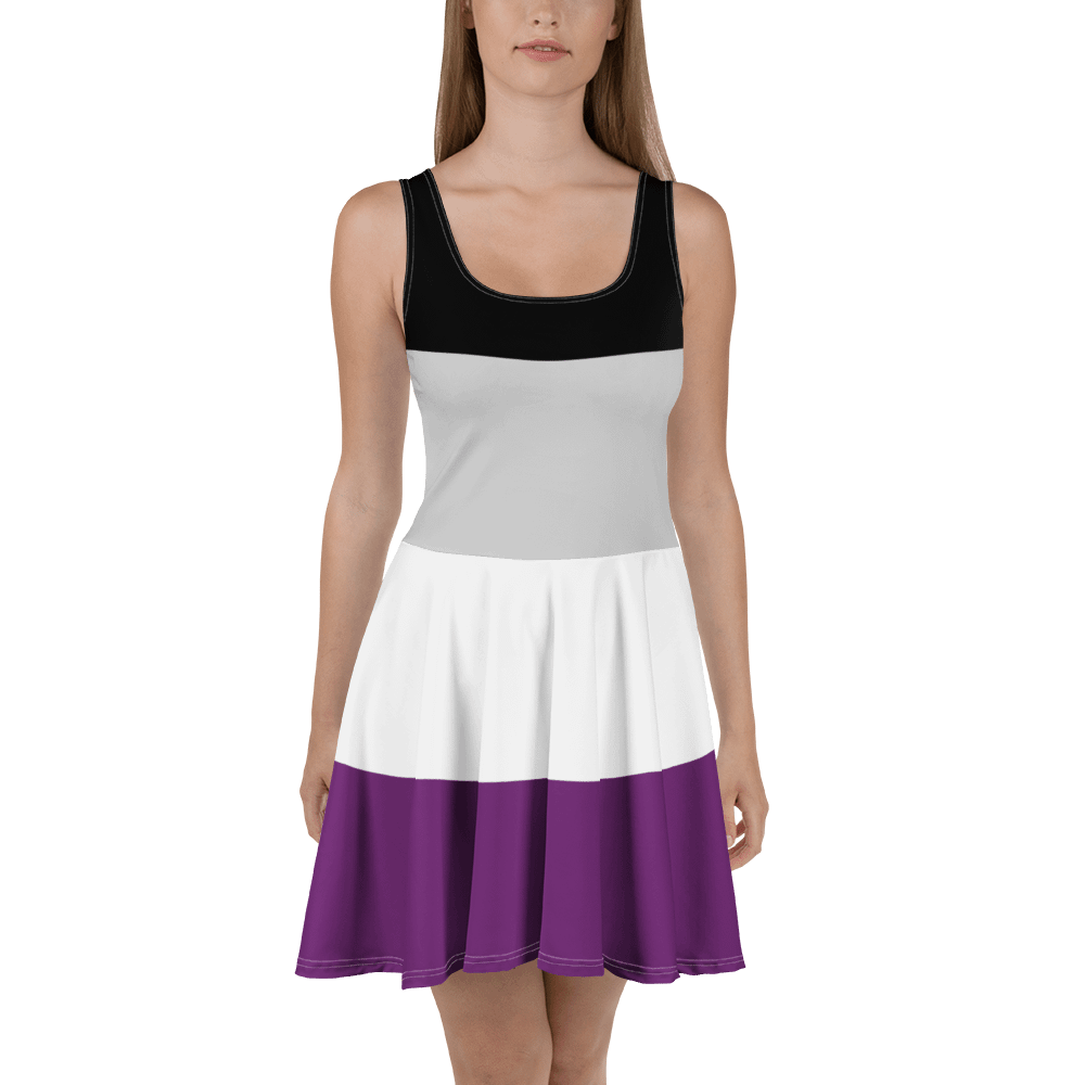 Asexual Pride Flag Skater Dress product image (2)