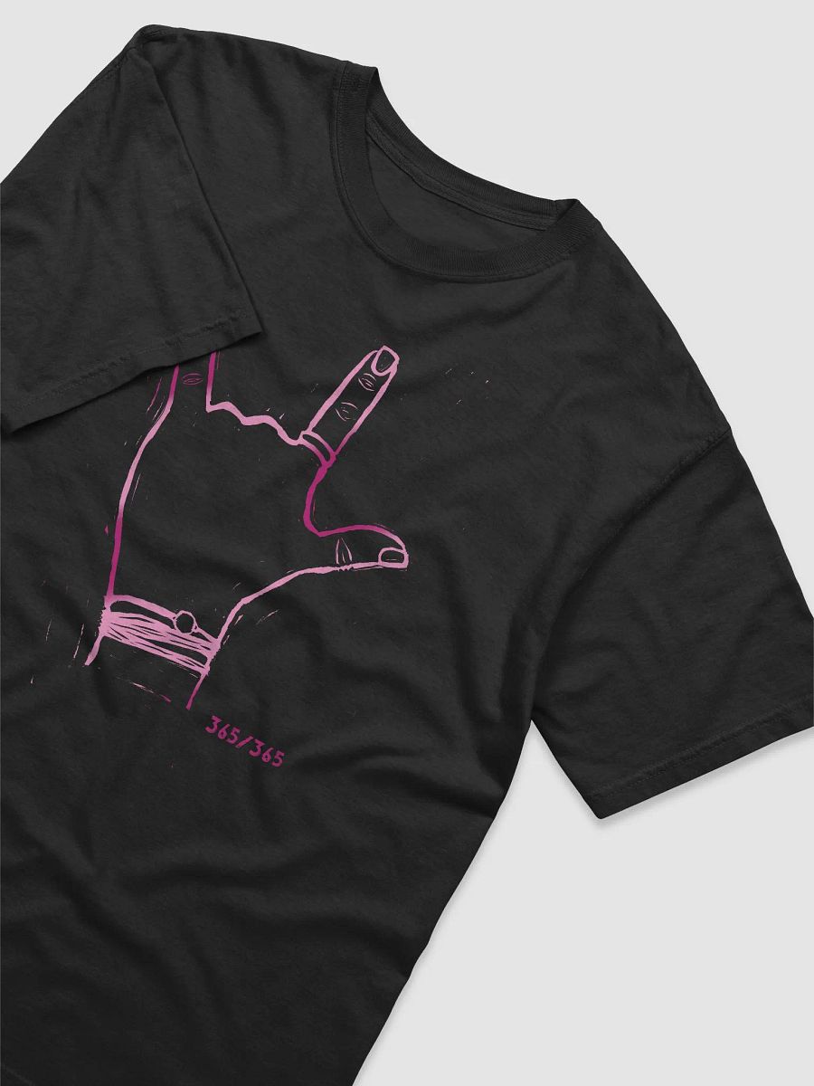 Linocut I Love You Short Sleeve Shirt product image (3)