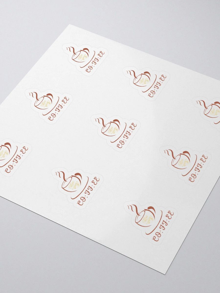 Coffee Lover (Coffee day_coffee clock ) Sticker product image (3)