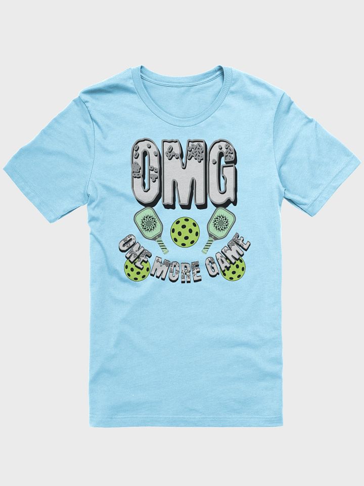 OMG One More Game Pickleball Block Distressed T-Shirt product image (19)
