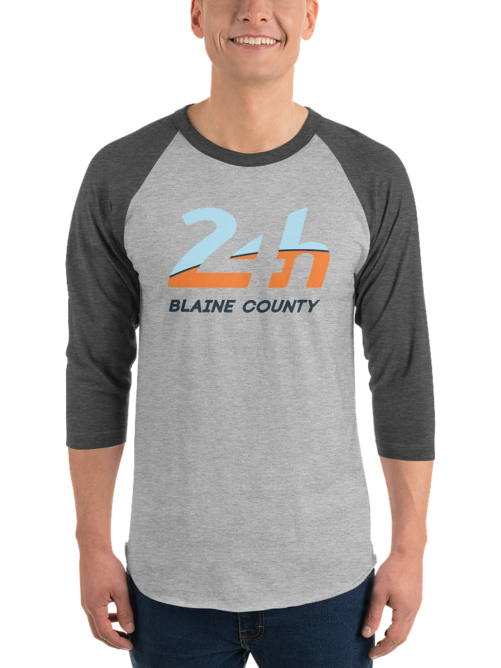 Blaine County 24h Logo Baseball Tee product image (1)