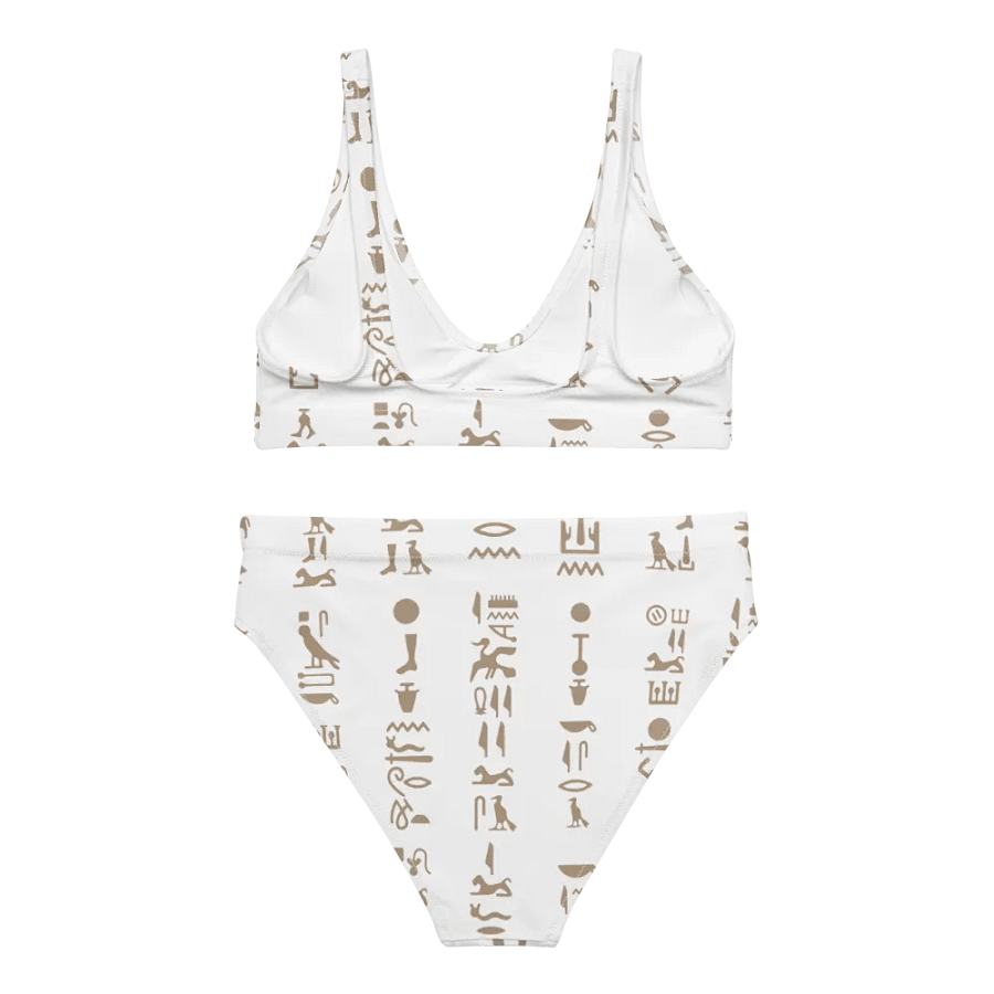 Isis Hieroglyphs White Bikini Set product image (2)