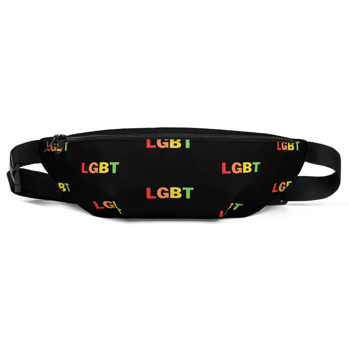 Rainbow Letters All-Over Fanny Pack product image (1)