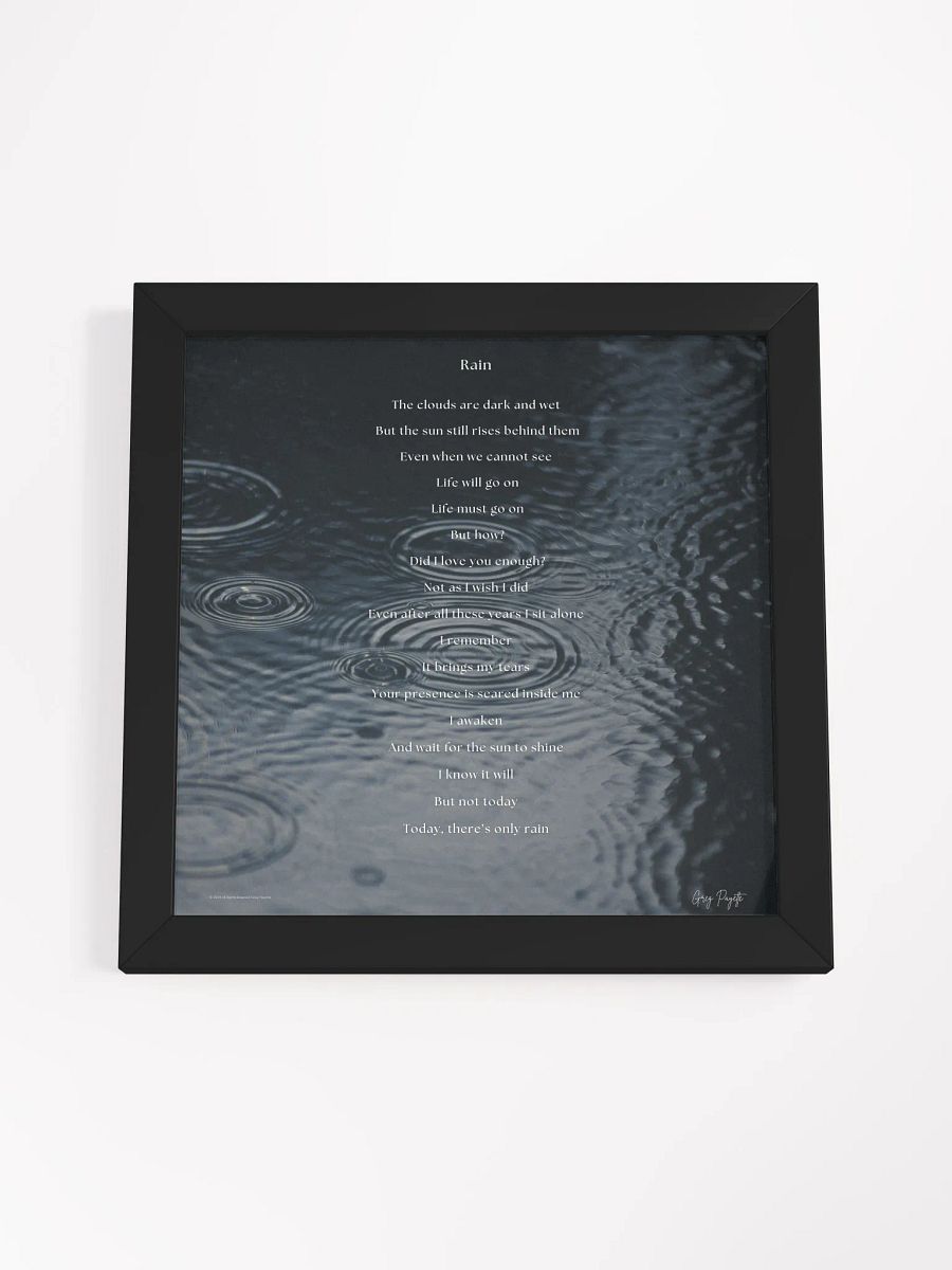 Rain - a Poem by Greg Payette product image (5)