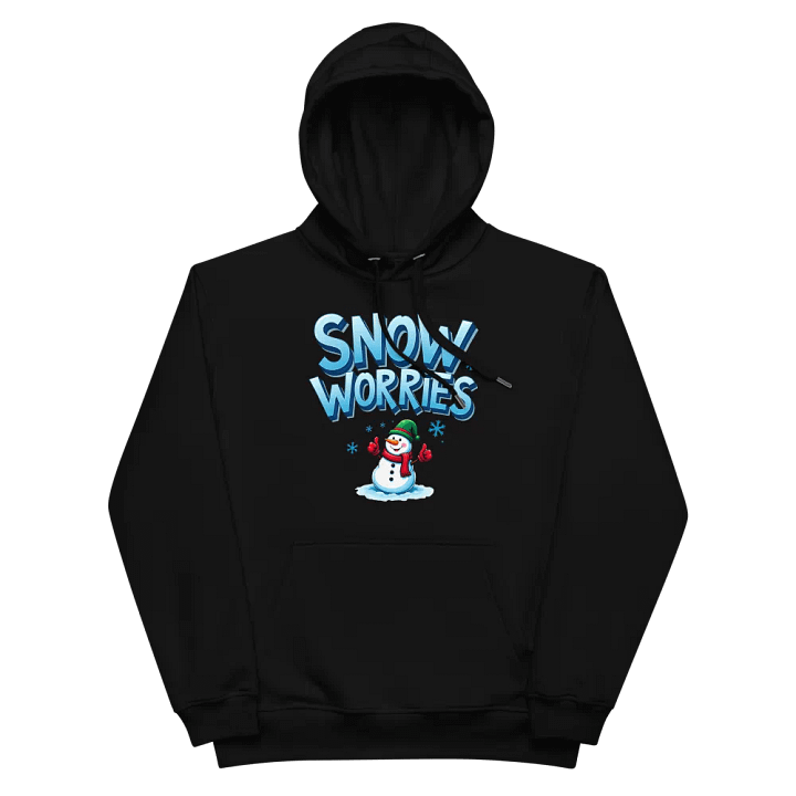 Snow Worries Eco Hoodie product image (2)