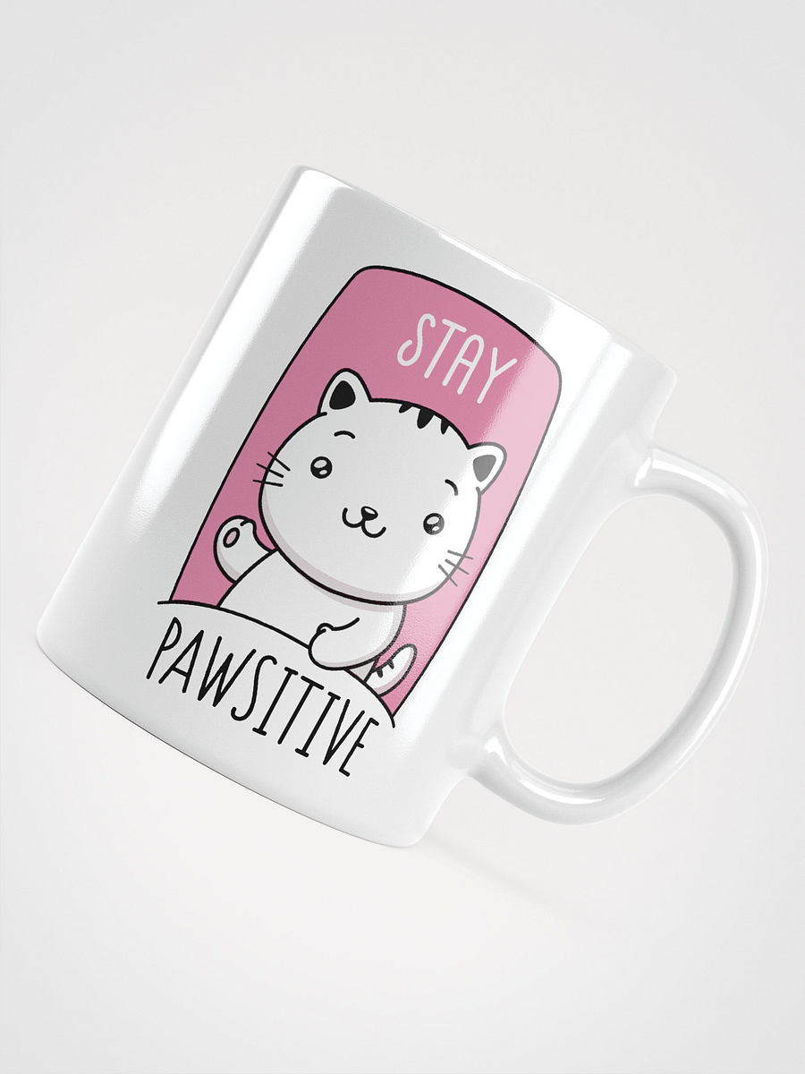 Stay Pawsitive – Whiskered Joy Mug product image (3)