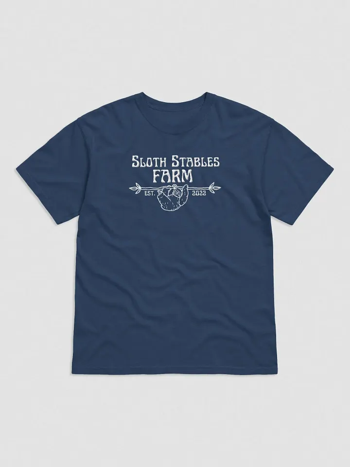 Sloth Stables Farm Tee - Embroidery White product image (2)
