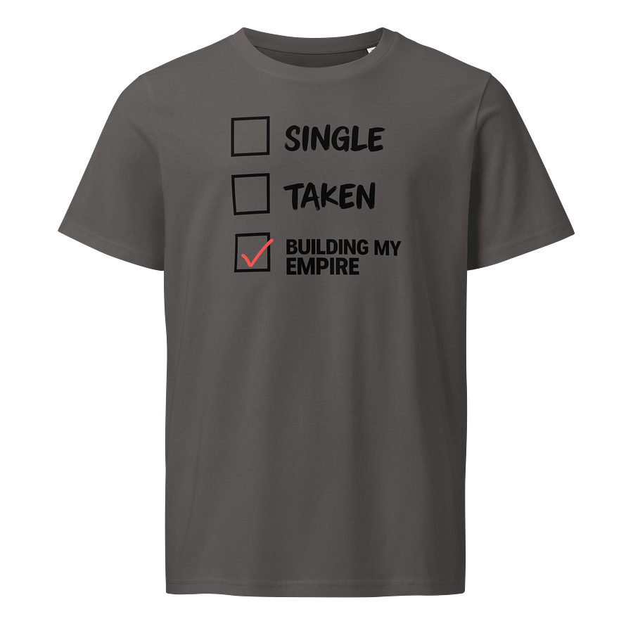 Funny Relationship Status Unisex Organic T-Shirt product image (3)