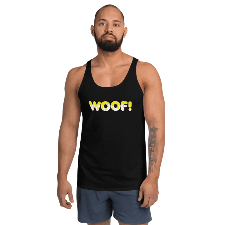 Speak Tank - WOOF! - Yellow Drip product image (2)